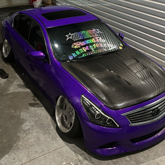 CURVED CREW ONLY BANNER